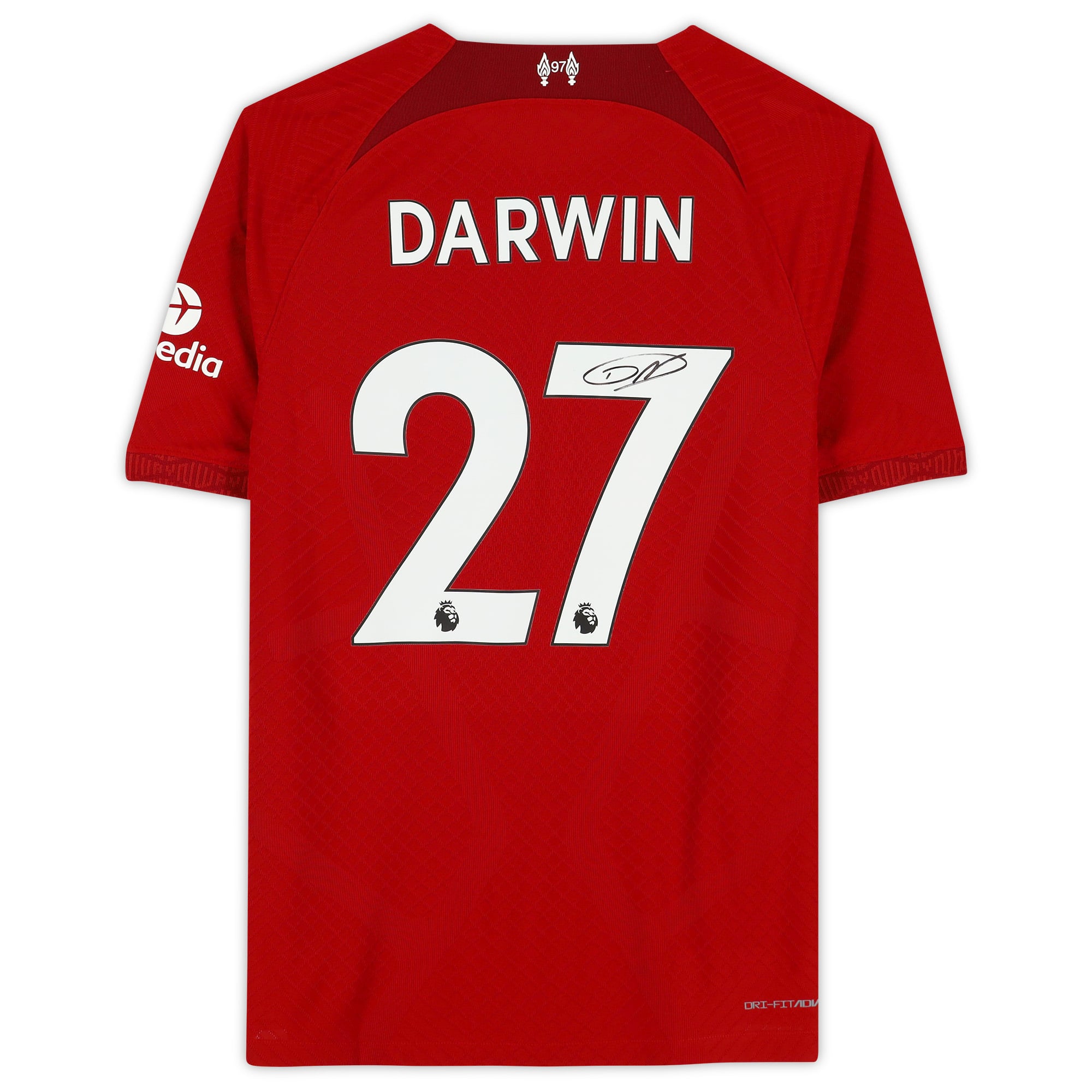 Darwin Núñez Red Liverpool Autographed 2022-23 Nike Authentic Jersey