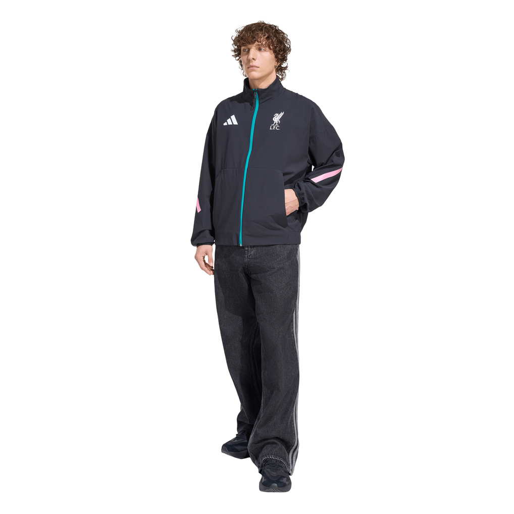 リバプール adidas アンセム ジャケット - ブラック
