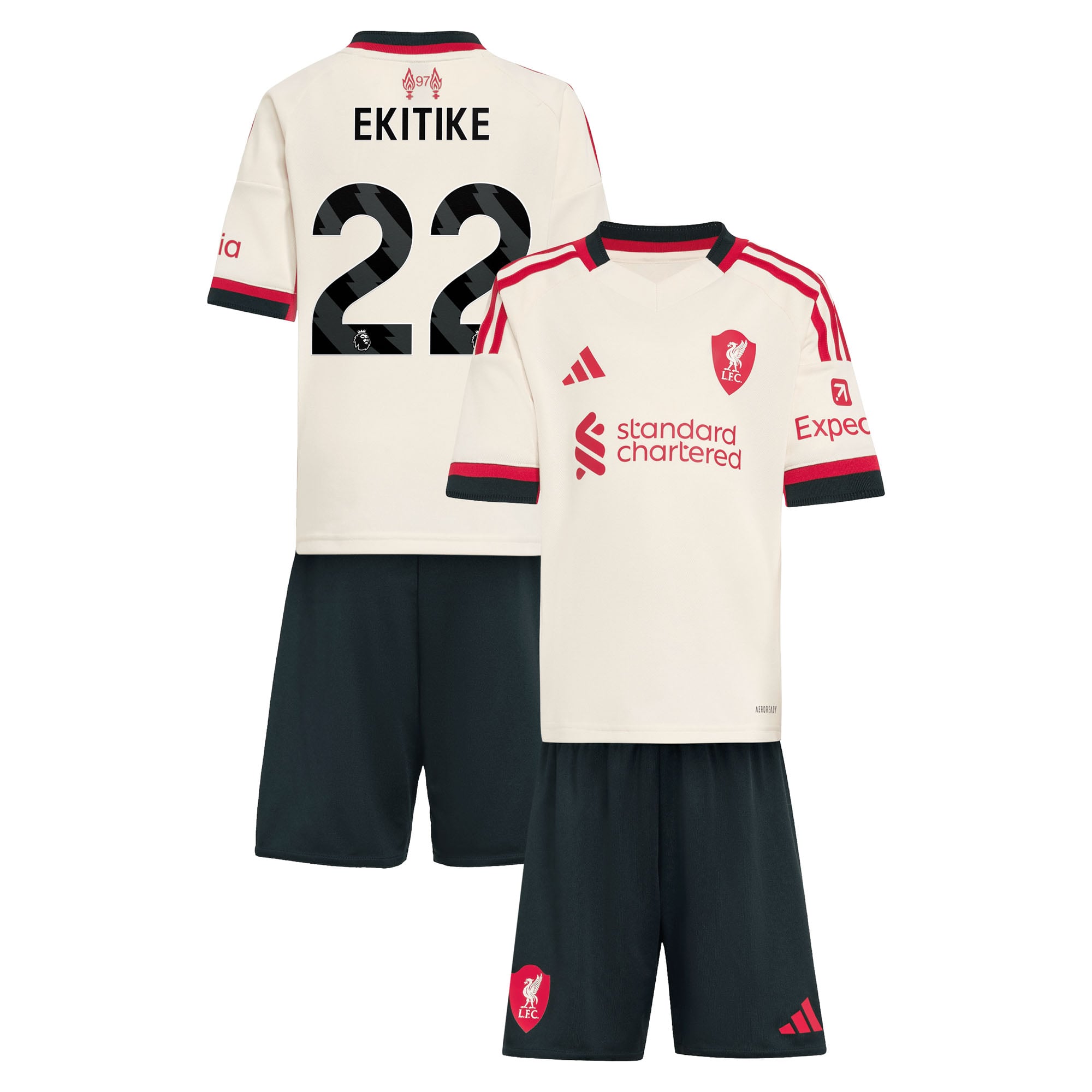 リバプール ナイキ アウェイ スタジアム ミニセットアップ2025-26 