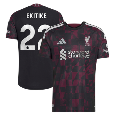Liverpool adidas Third Authentic Shirt 2026-27 with Ekitike 22 printing