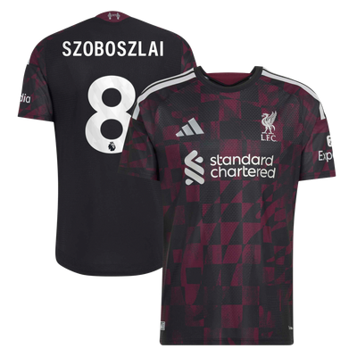 Liverpool adidas Third Authentic Shirt 2026-27 with Szoboszlai 8 printing