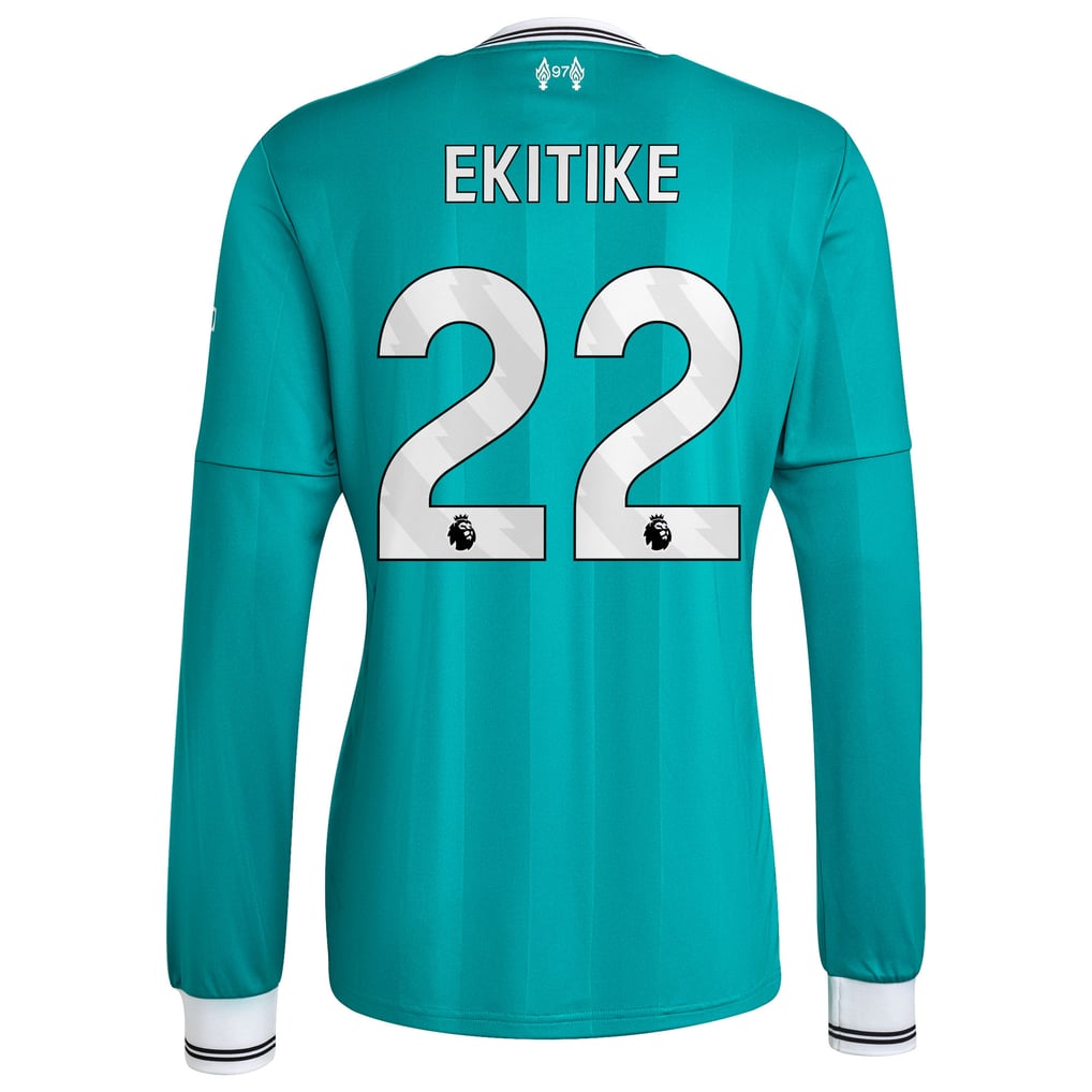 リバプール アディダス サード シャツ 2025-26 - 長袖 Ekitike 22 プリント