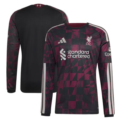 Liverpool adidas Third Shirt 2026-27 - Kids - Long Sleeve