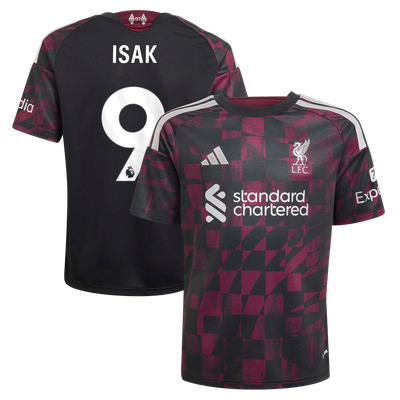 Liverpool adidas Third Shirt 2026-27 - Kids with Isak 9 printing