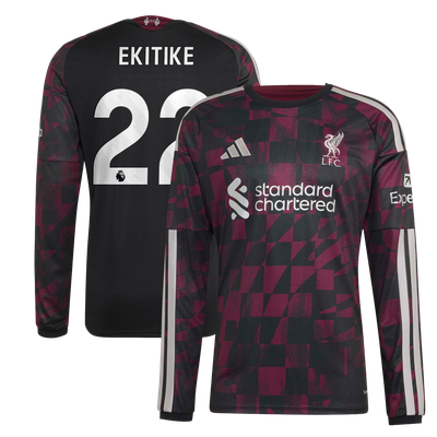 Liverpool adidas Third Shirt 2026-27 - Long Sleeve with Ekitike 22 printing