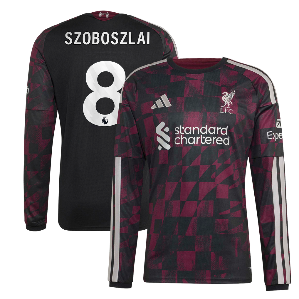 Liverpool adidas Third Shirt 2026-27 - Long Sleeve with Szoboszlai 8 ...