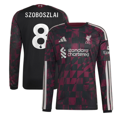 Liverpool adidas Third Shirt 2026-27 - Long Sleeve with Szoboszlai 8 printing