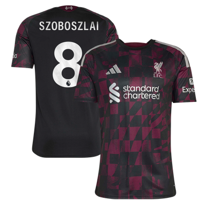 Liverpool adidas Third Shirt 2026-27 with Szoboszlai 8 printing