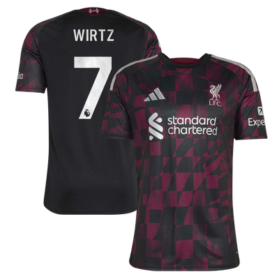 Liverpool adidas Third Shirt 2026-27 with Wirtz 7 printing