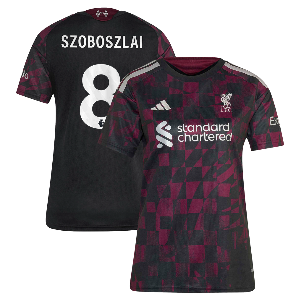 Liverpool adidas Third Shirt 2026-27 - Womens with Szoboszlai 8 printing