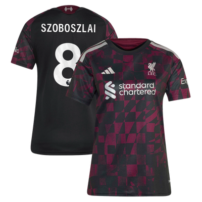Liverpool adidas Third Shirt 2026-27 - Womens with Szoboszlai 8 printing