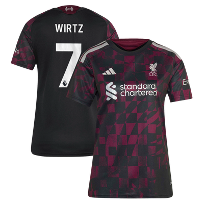 Liverpool adidas Third Shirt 2026-27 - Womens with Wirtz 7 printing