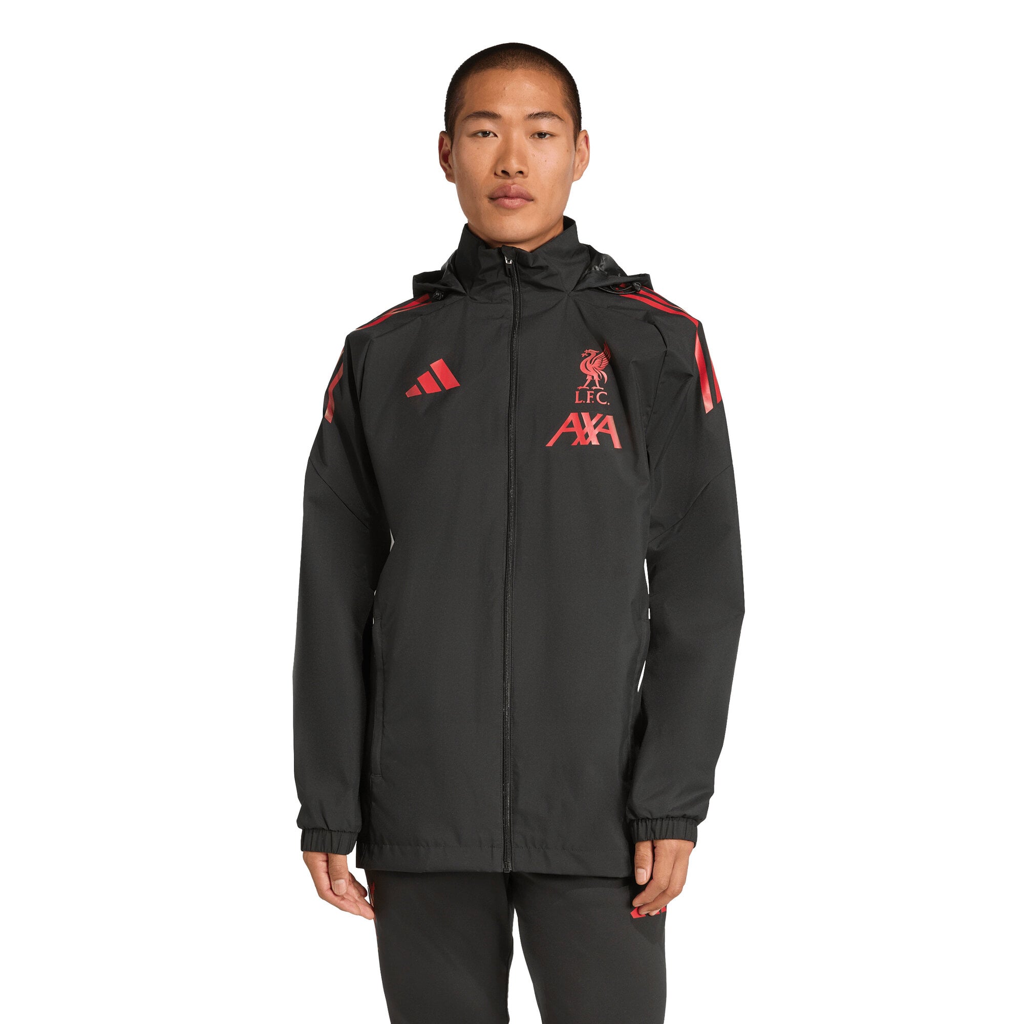 アディダス ナイロン切り替えジャケット リブァプール L.F.C 