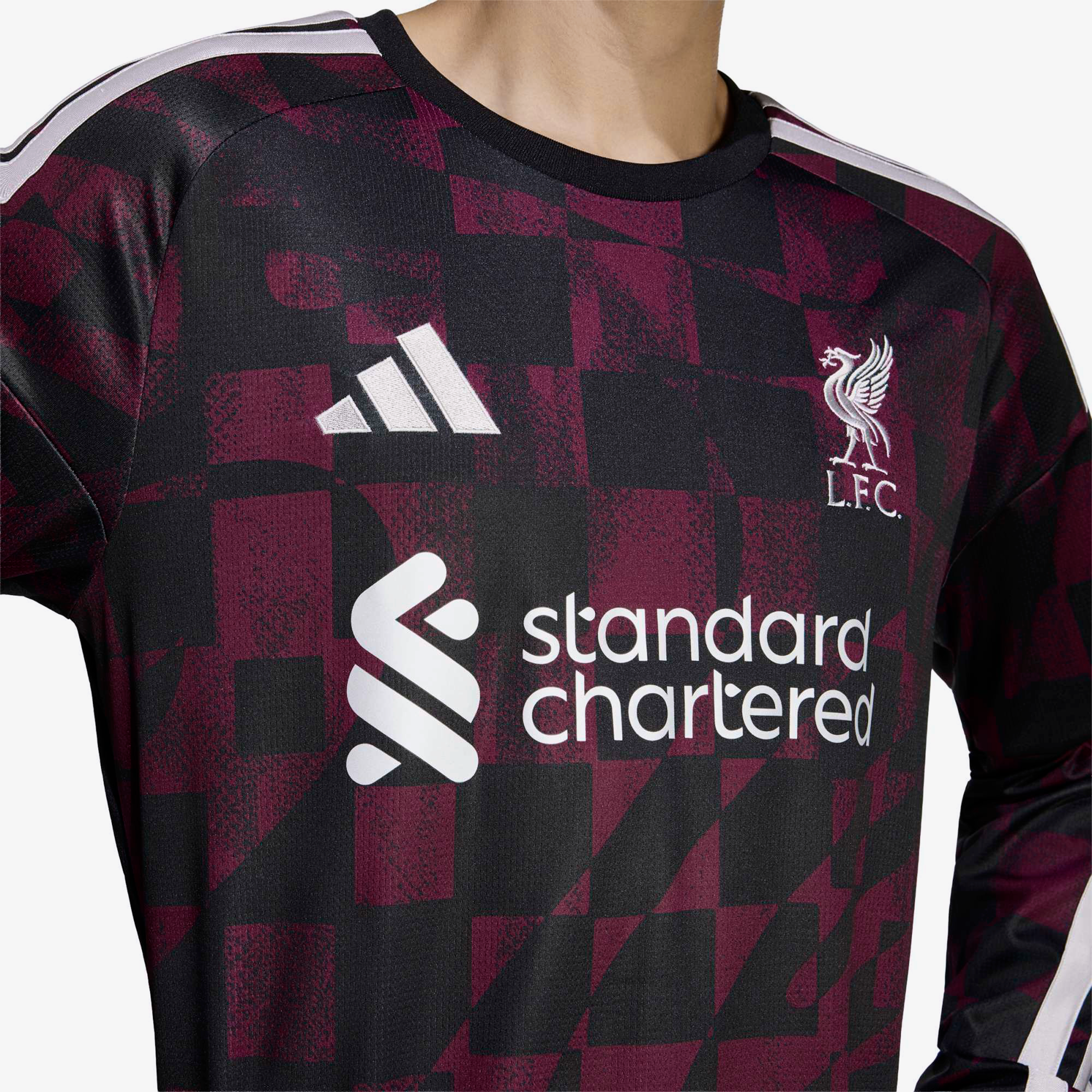 Maillot domicile réplique à manches longues adidas rouge Liverpool 2026/27 pour homme