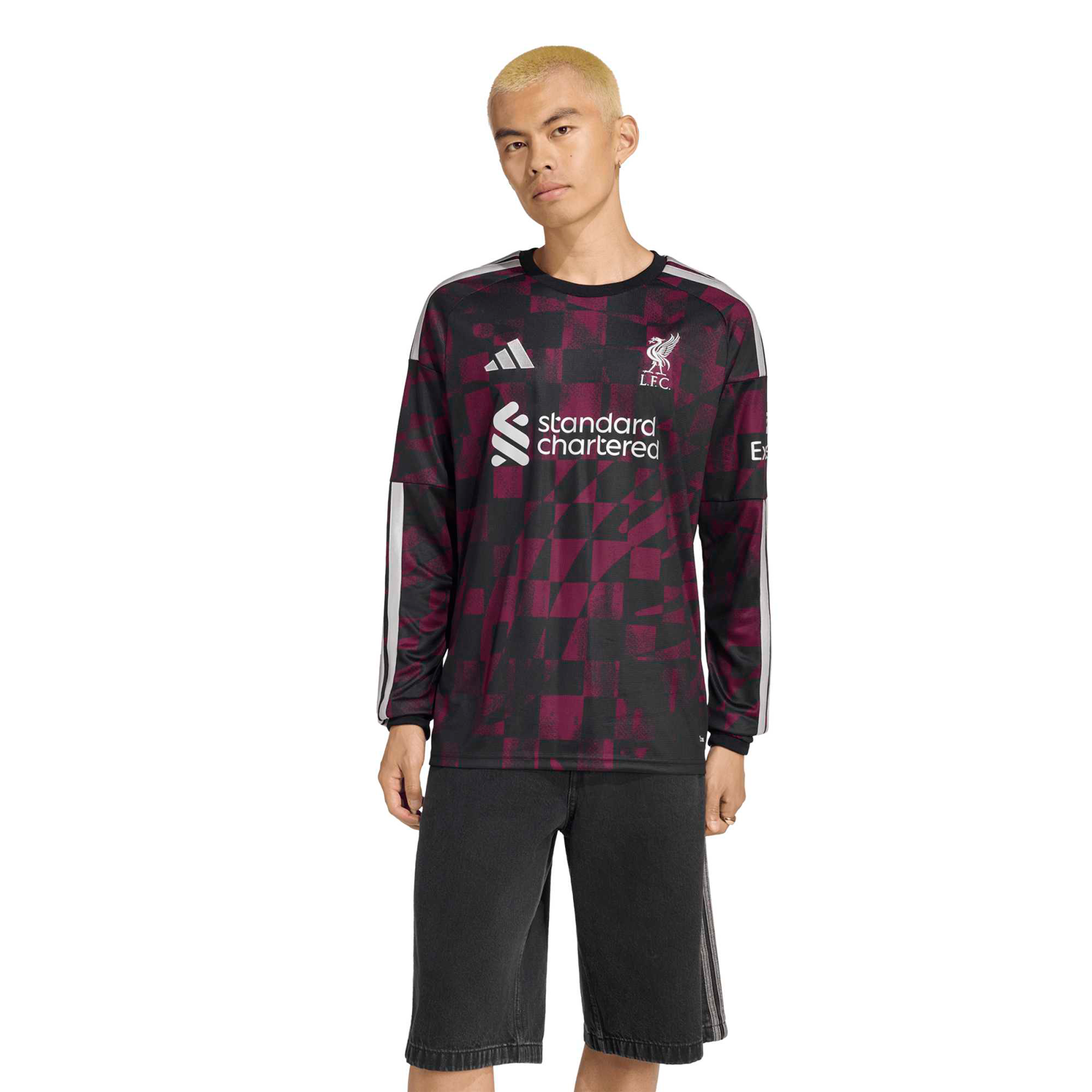 Men's adidas Red Liverpool 2026/27 Home Replica Long Sleeve Jersey