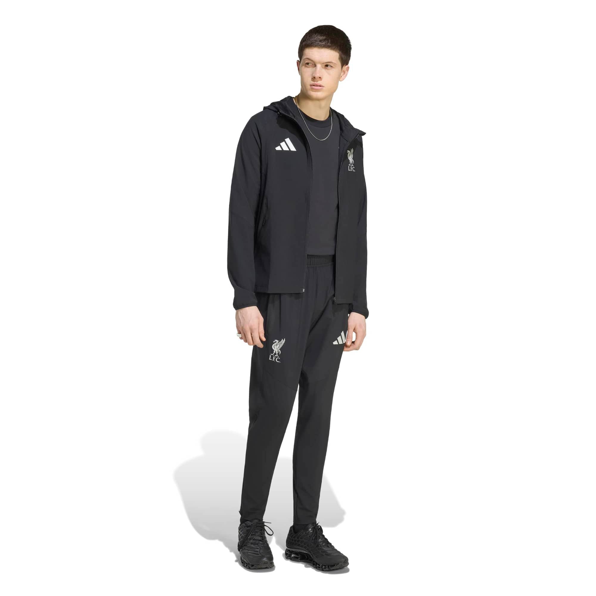 Men's adidas Black Liverpool Tiro Travel Pants