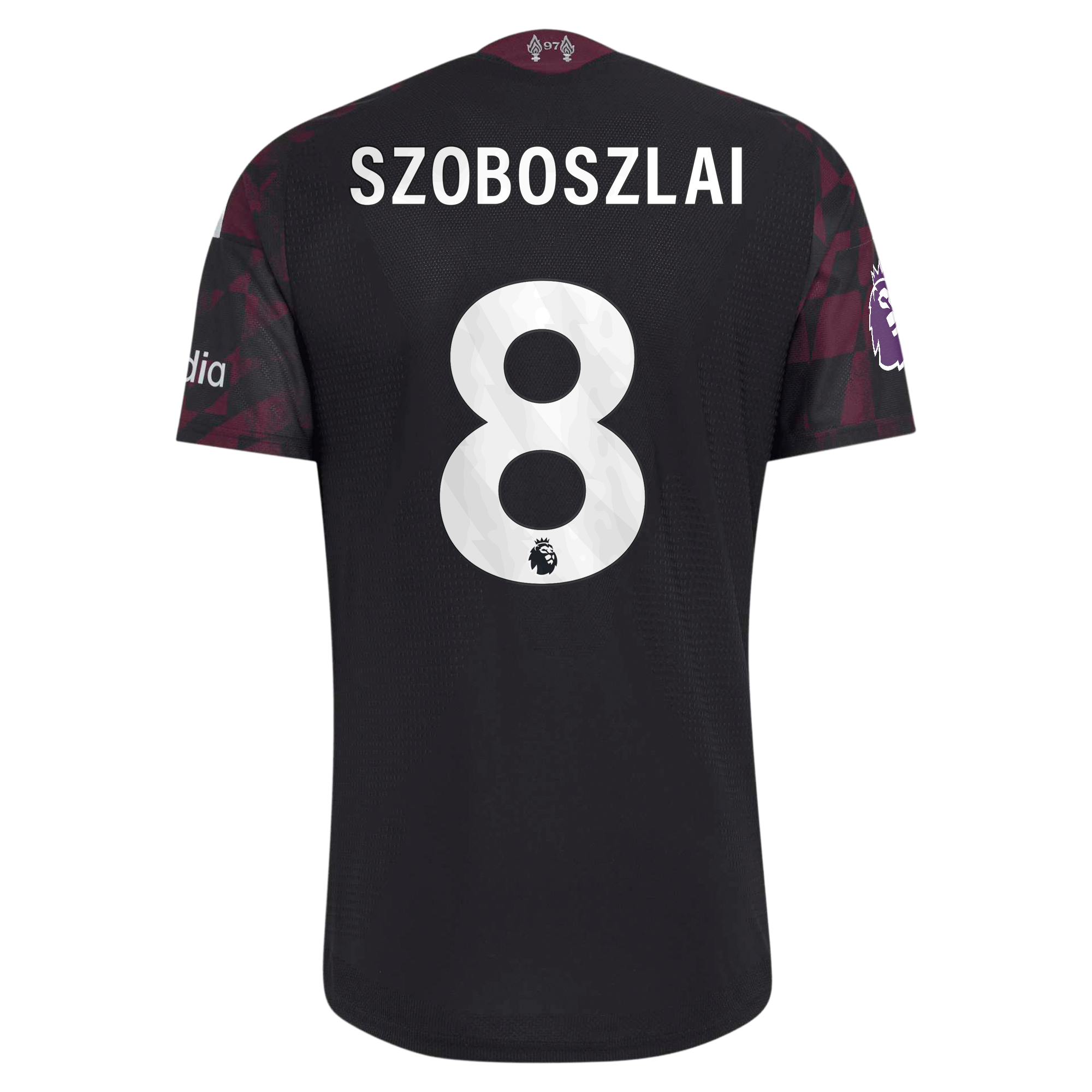 Maillot adidas Dominik Szoboszlai Liverpool 2026/27 domicile sur le terrain authentique pour homme, rouge