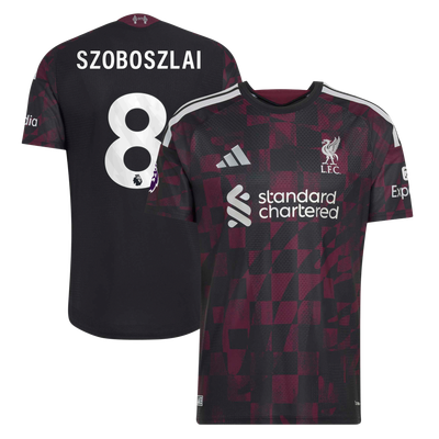 Dominik Szoboszlai Liverpool adidas 2026/27 Troisième maillot authentique sur le terrain - Noir