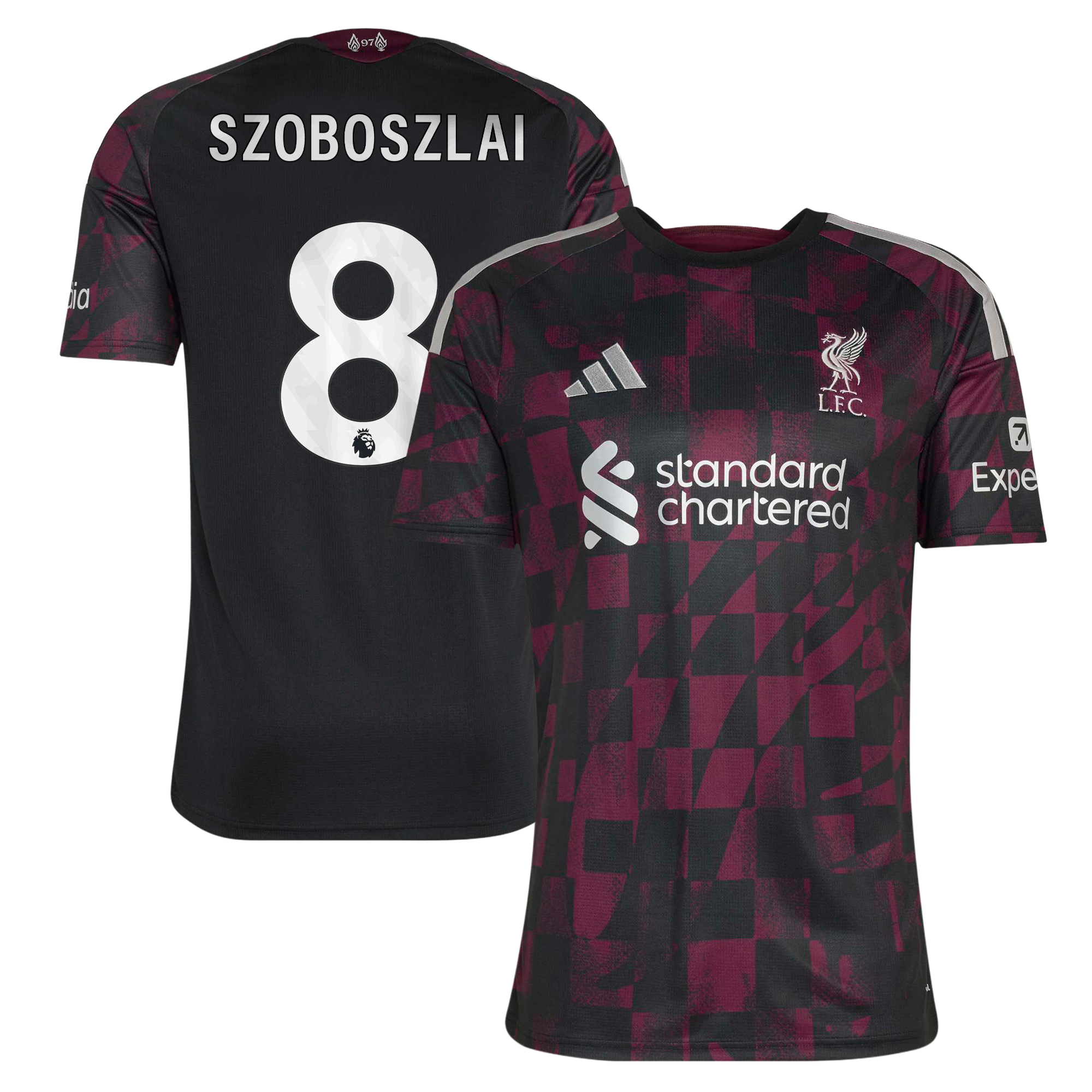 Maillot adidas Dominik Szoboszlai pour homme, réplique rouge Liverpool 2026/27 domicile
