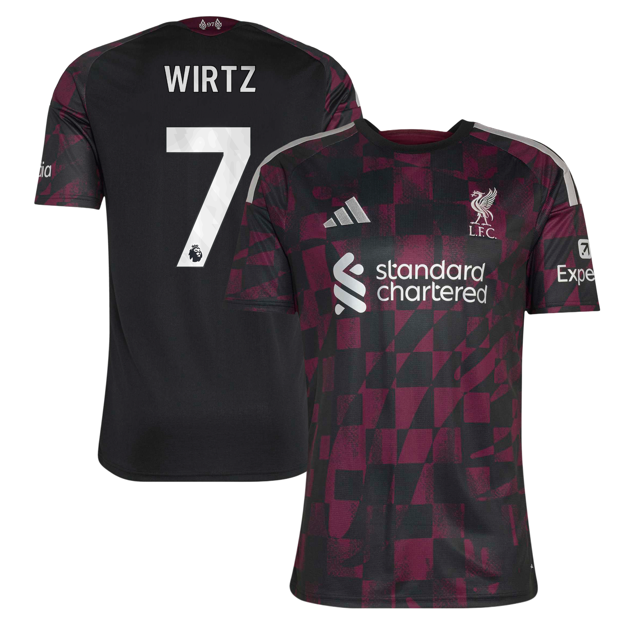 Men's adidas Florian Wirtz Red Liverpool 2026/27 Home Replica Jersey