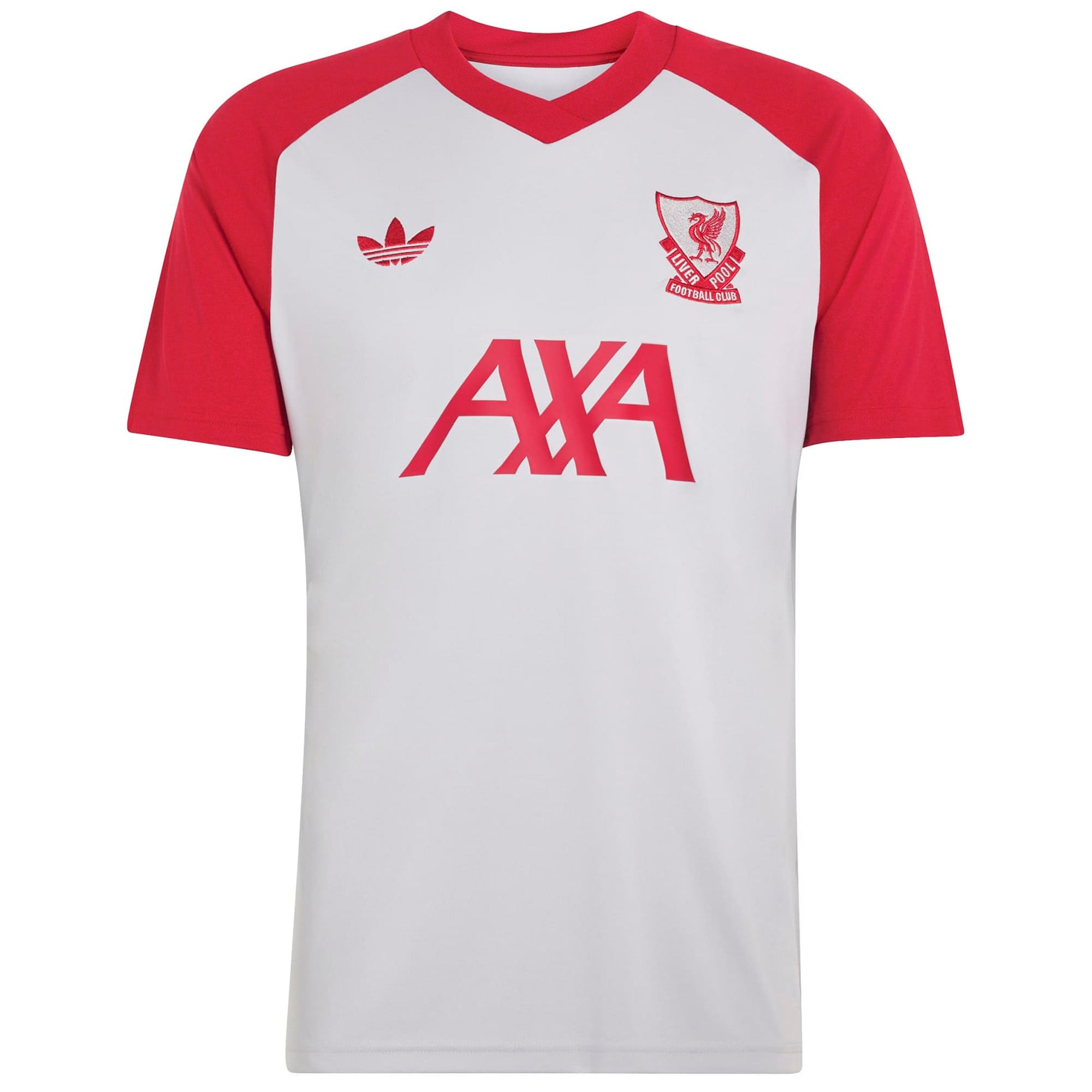 Men's adidas Gray/Red Liverpool 2026/27 Away Pre-Match Top