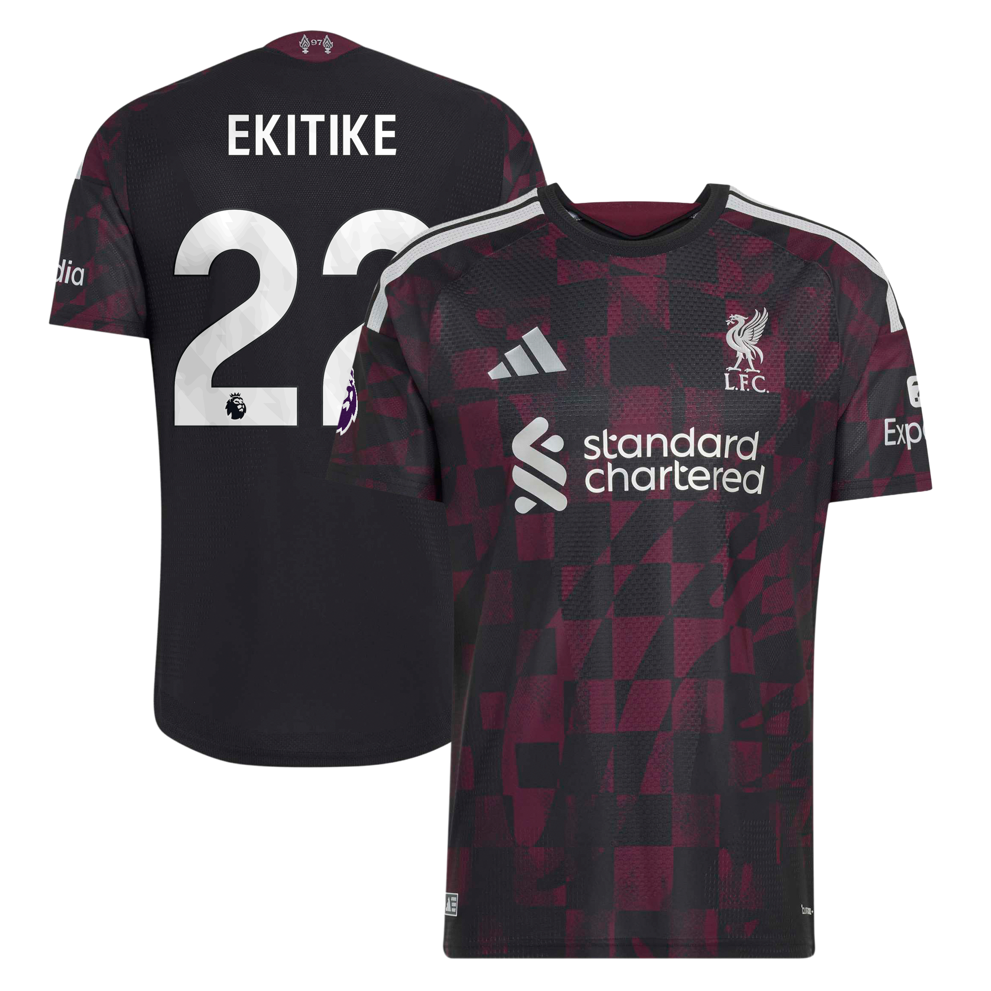 Maillot domicile authentique adidas Hugo Ekitike rouge Liverpool 2026/27 pour homme
