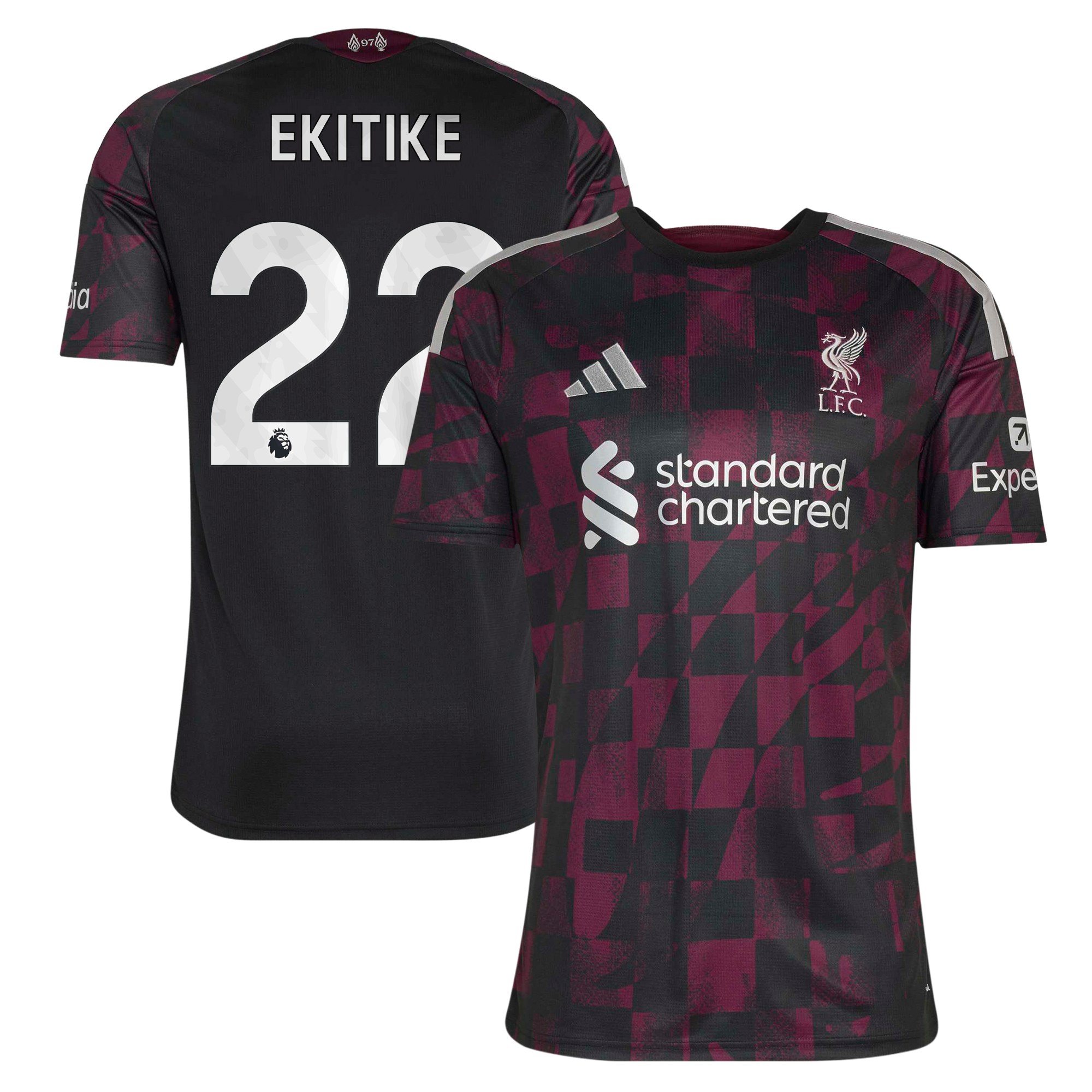 Men's adidas Hugo Ekitike Red Liverpool 2026/27 Home Replica Jersey