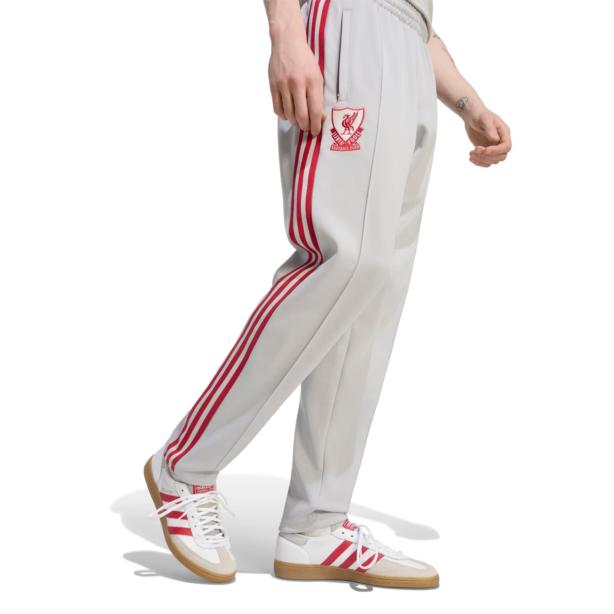 Men's adidas Originals Gray Liverpool Icon Track Pants