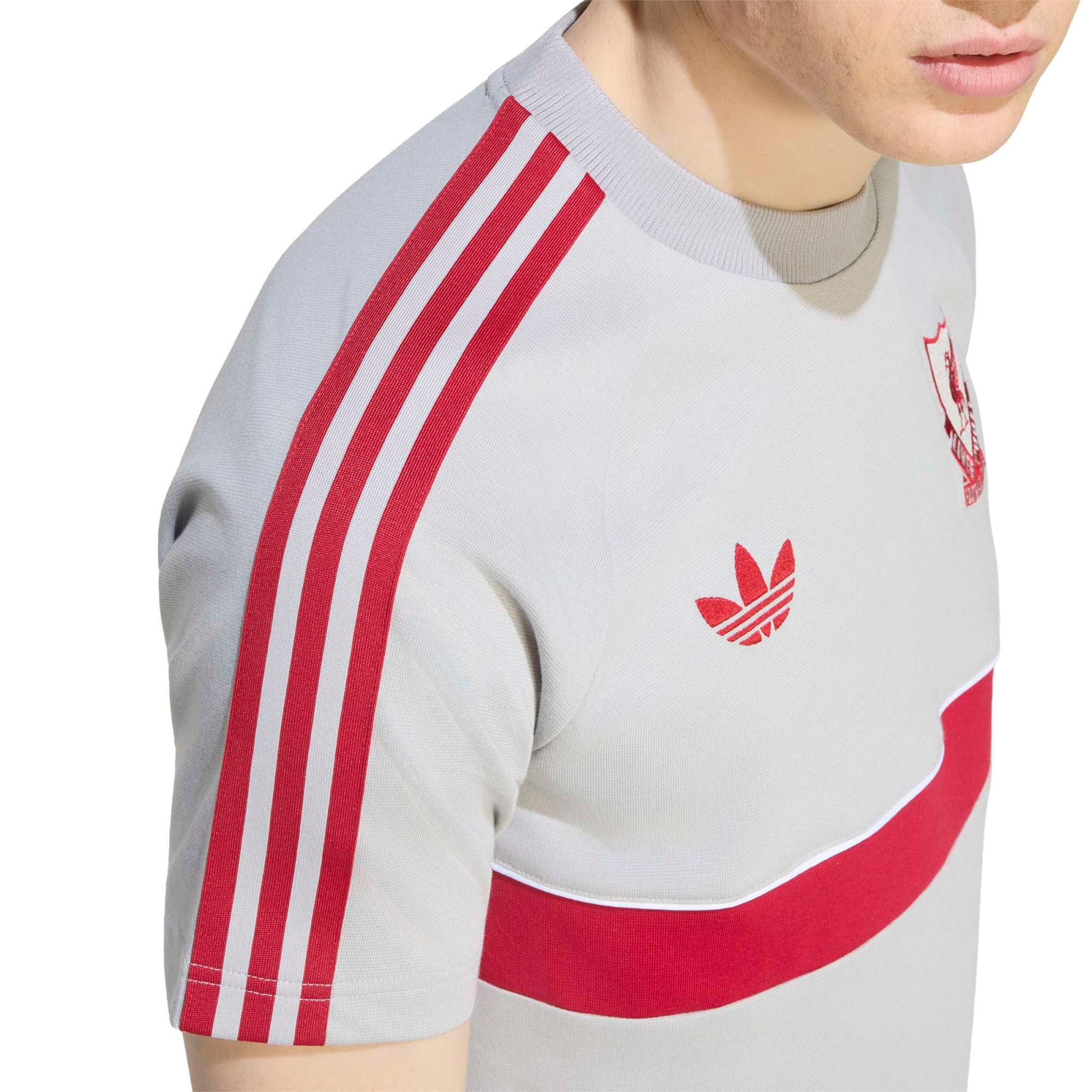 Men's adidas Originals Gray Liverpool T-Shirt