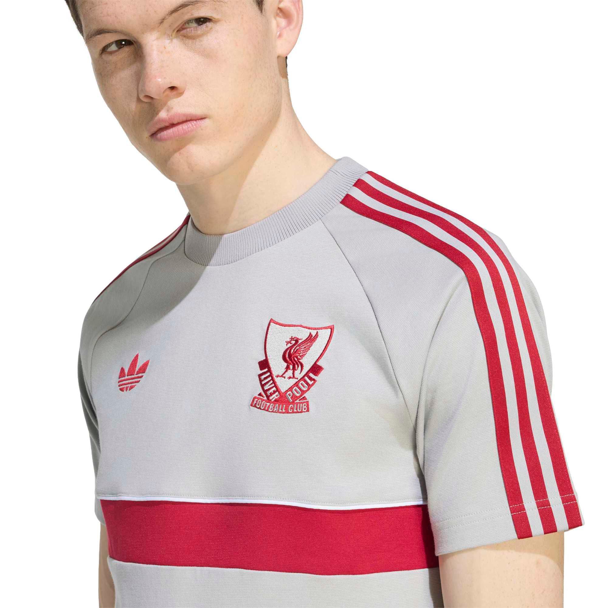 Men's adidas Originals Gray Liverpool T-Shirt