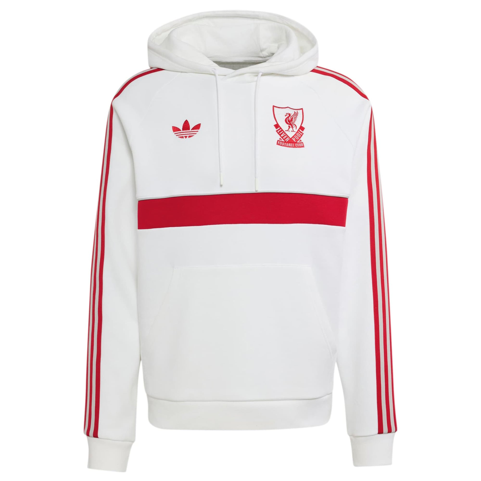 Men's adidas Originals White Liverpool Icon Hoodie