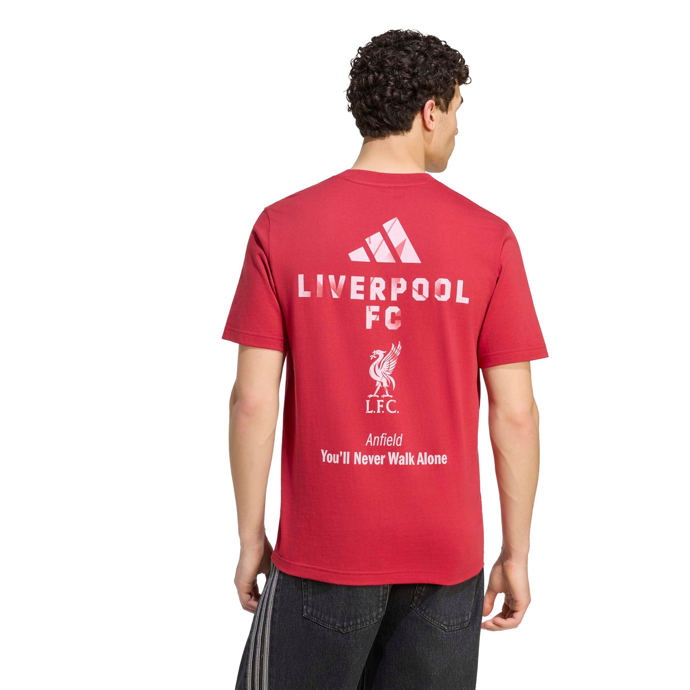 Men's adidas Red Liverpool Graphic T-Shirt