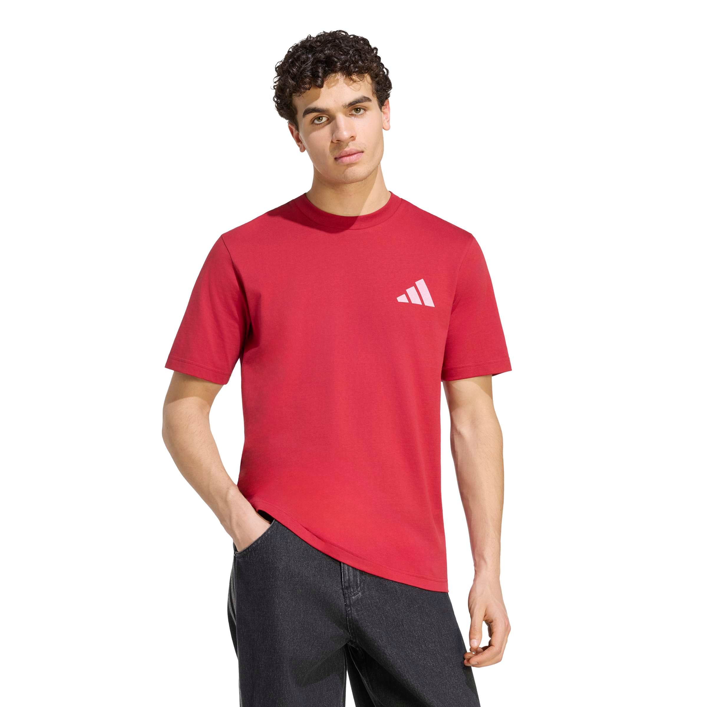 T-shirt graphique adidas rouge Liverpool pour homme