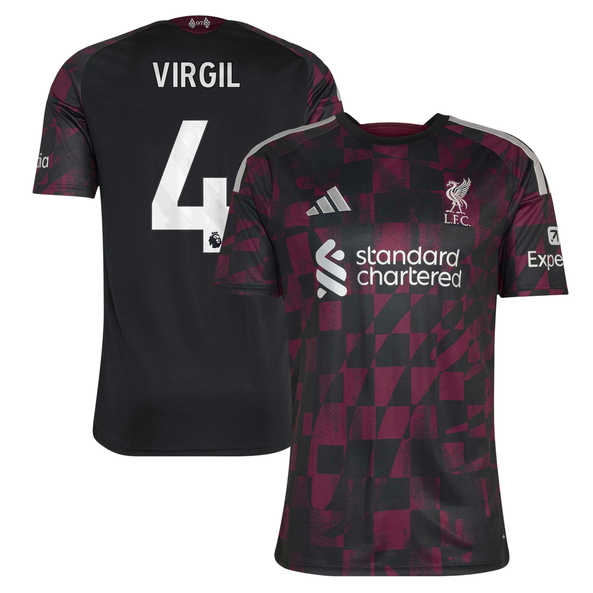Men's adidas Virgil van Dijk Red Liverpool 2026/27 Home Replica Jersey