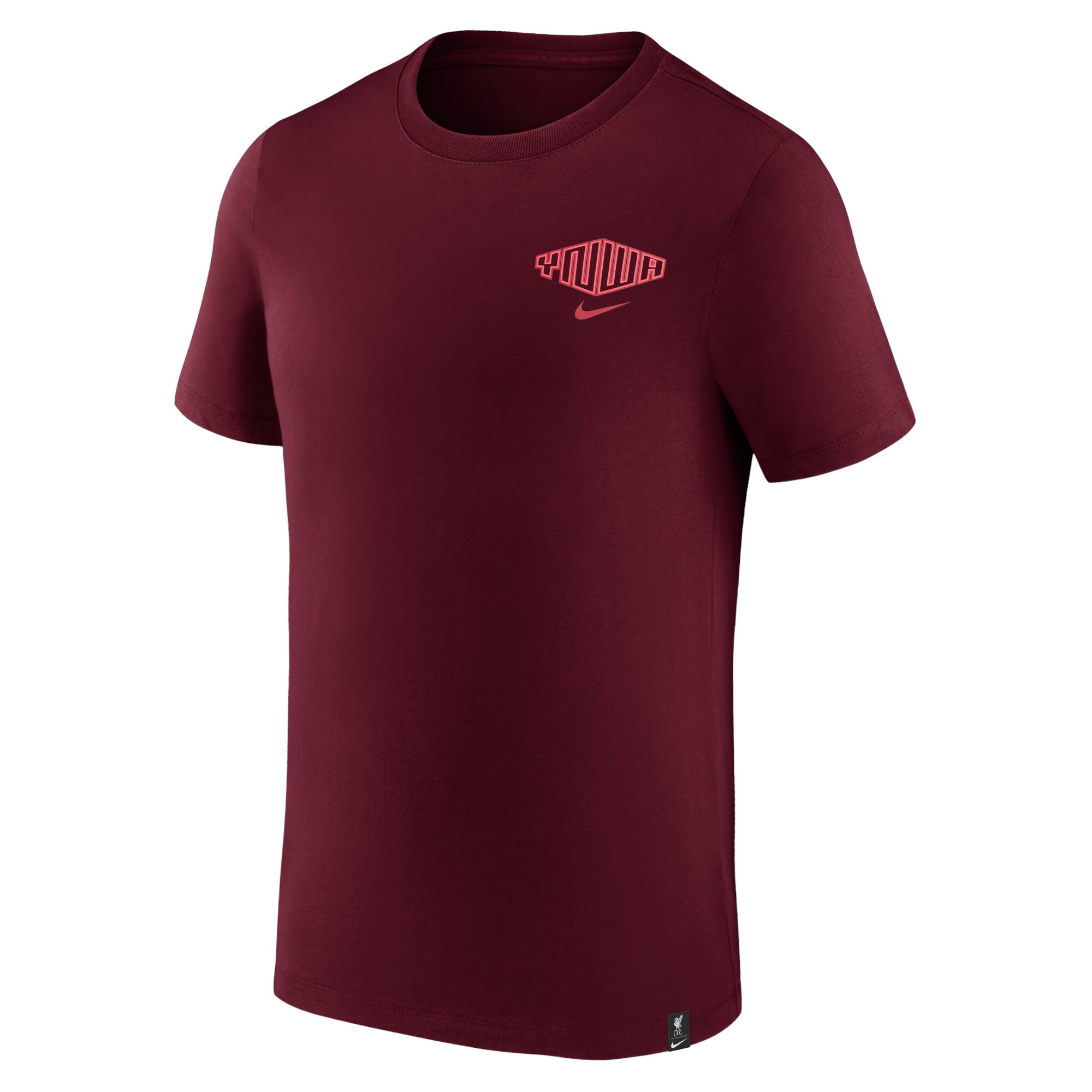 Men s Nike Burgundy Liverpool Team Voice T Shirt