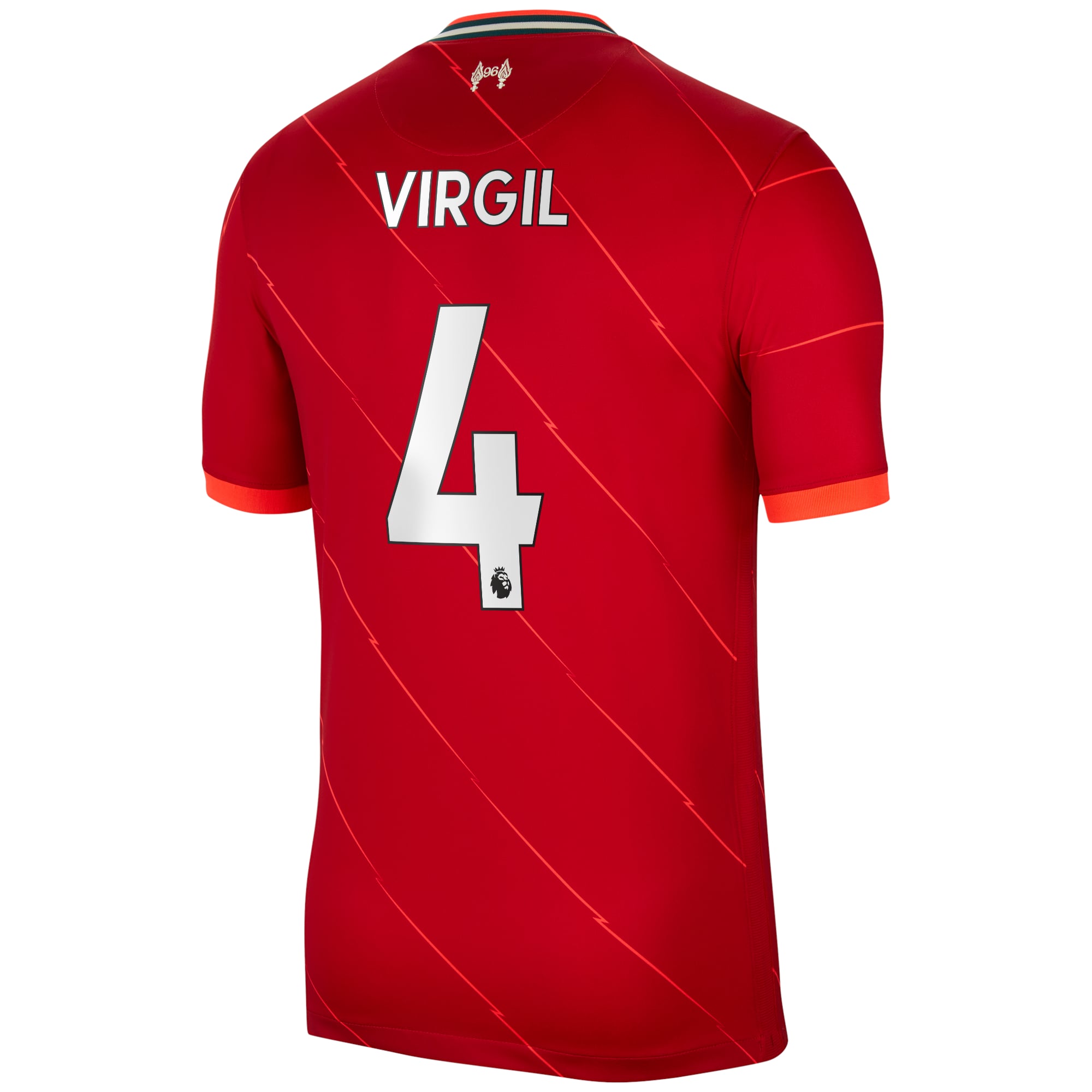 Virgil Van Dijk Liverpool Nike 2021/22 Home Breathe Stadium