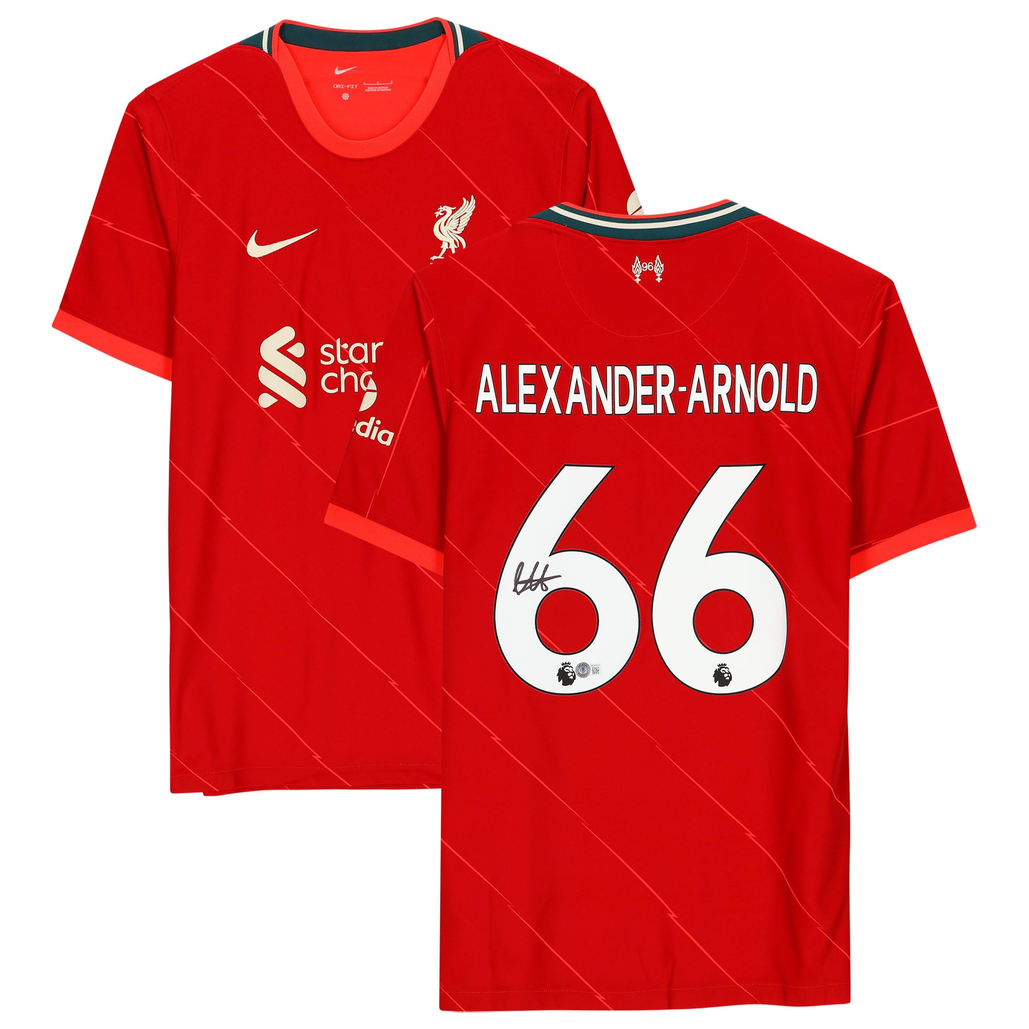 Trent Alexander-Arnold Liverpool Autographed Home Nike Jersey