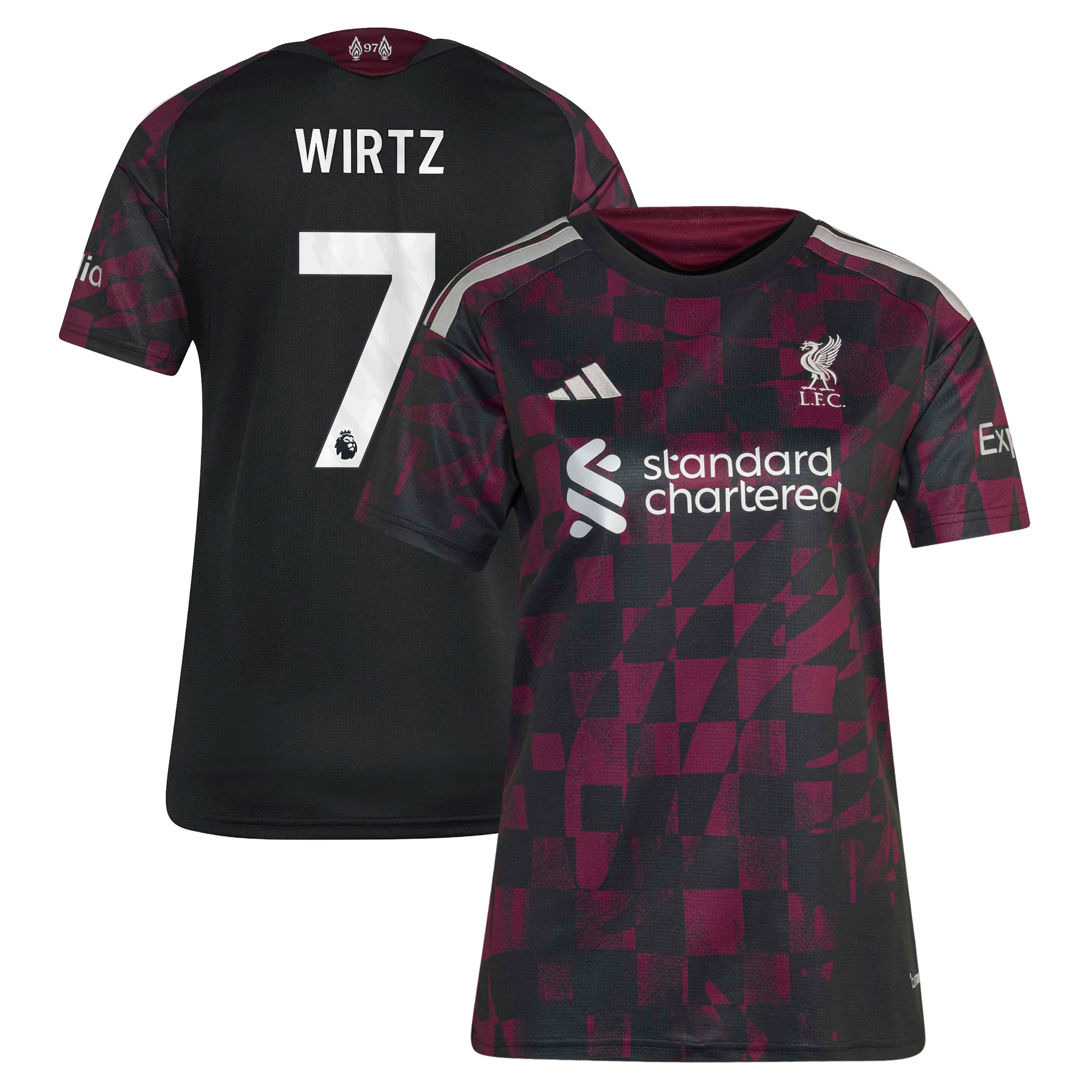 Women's adidas Florian Wirtz Red Liverpool 2026/27 Home Replica Jersey