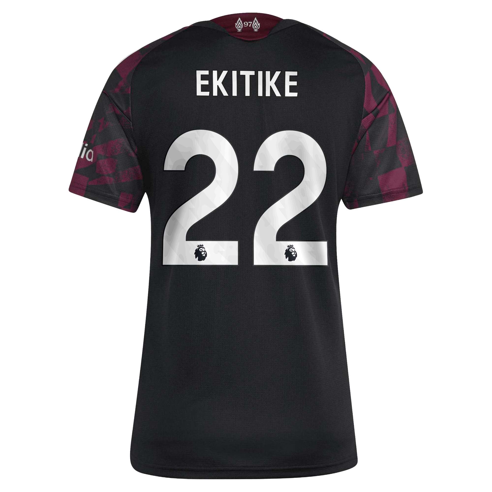 Maillot réplique troisième adidas Hugo Ekitike noir Liverpool 2026/27 pour femme