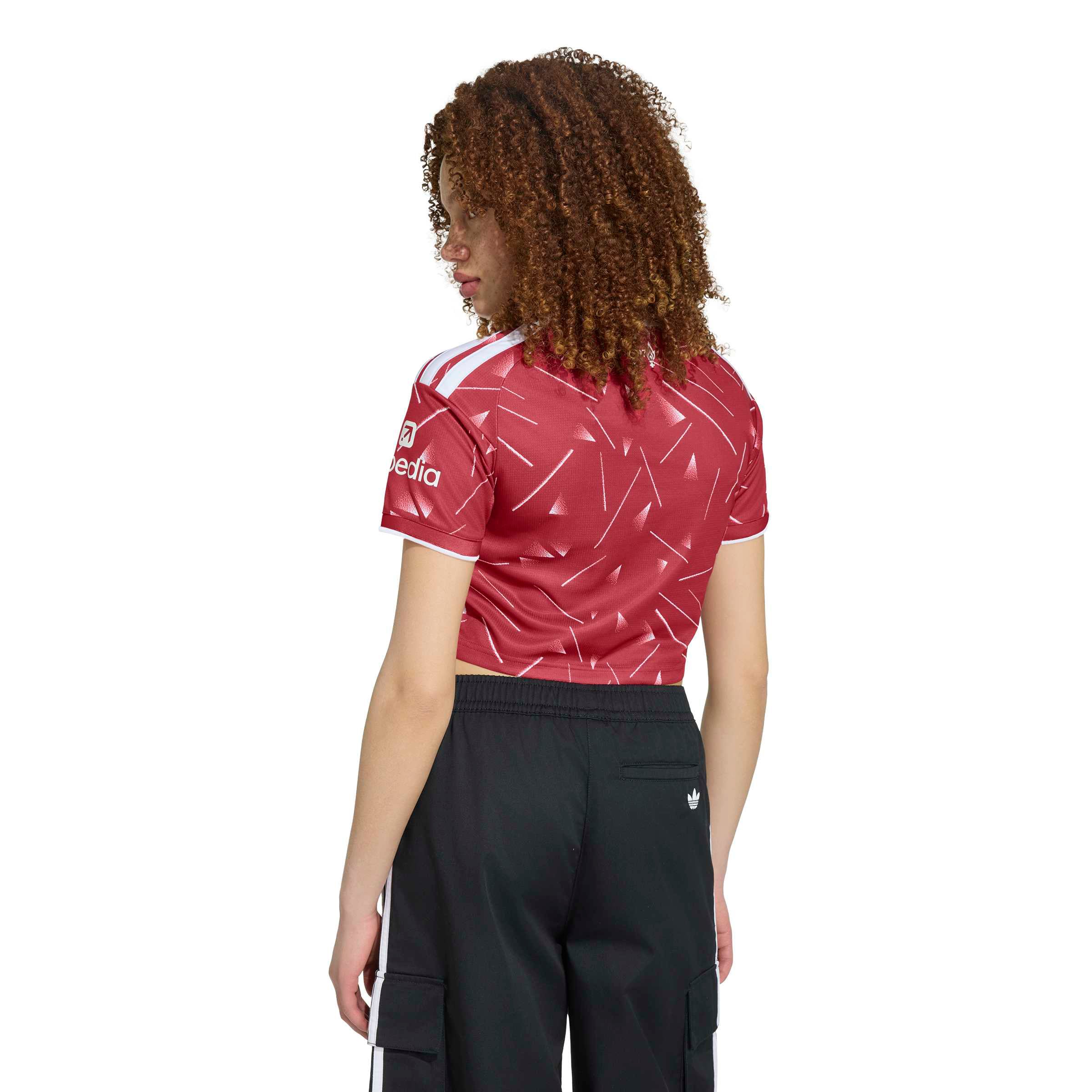 Women's adidas White Liverpool 2026/27 Away Cropped Replica Jersey