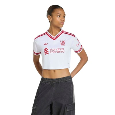 Maillot réplique court extérieur Liverpool adidas femme 2026/27 - Blanc