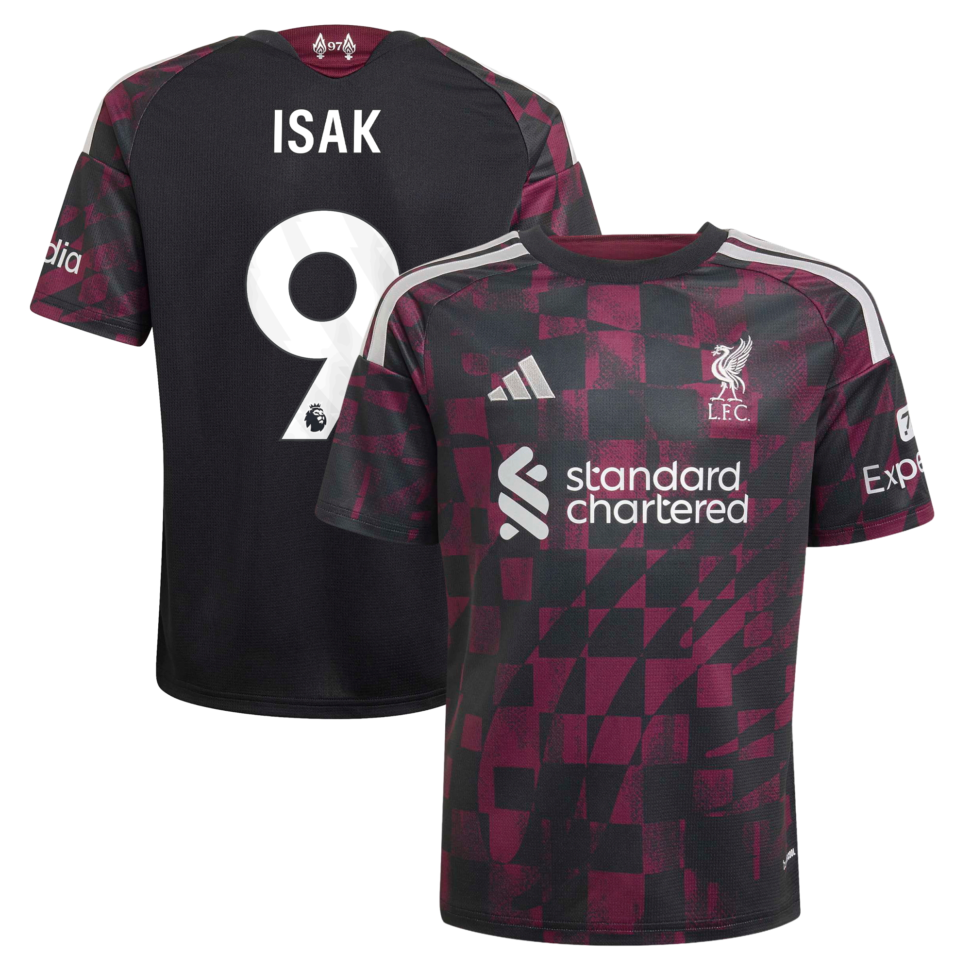 Maillot réplique domicile rouge Alexander Isak Liverpool 2026/27 pour enfant, adidas