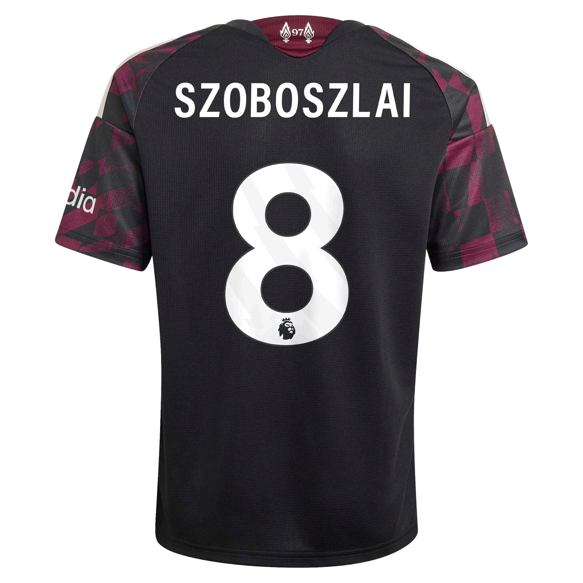 Maillot adidas Dominik Szoboszlai rouge Liverpool 2026/27 domicile réplique pour enfant