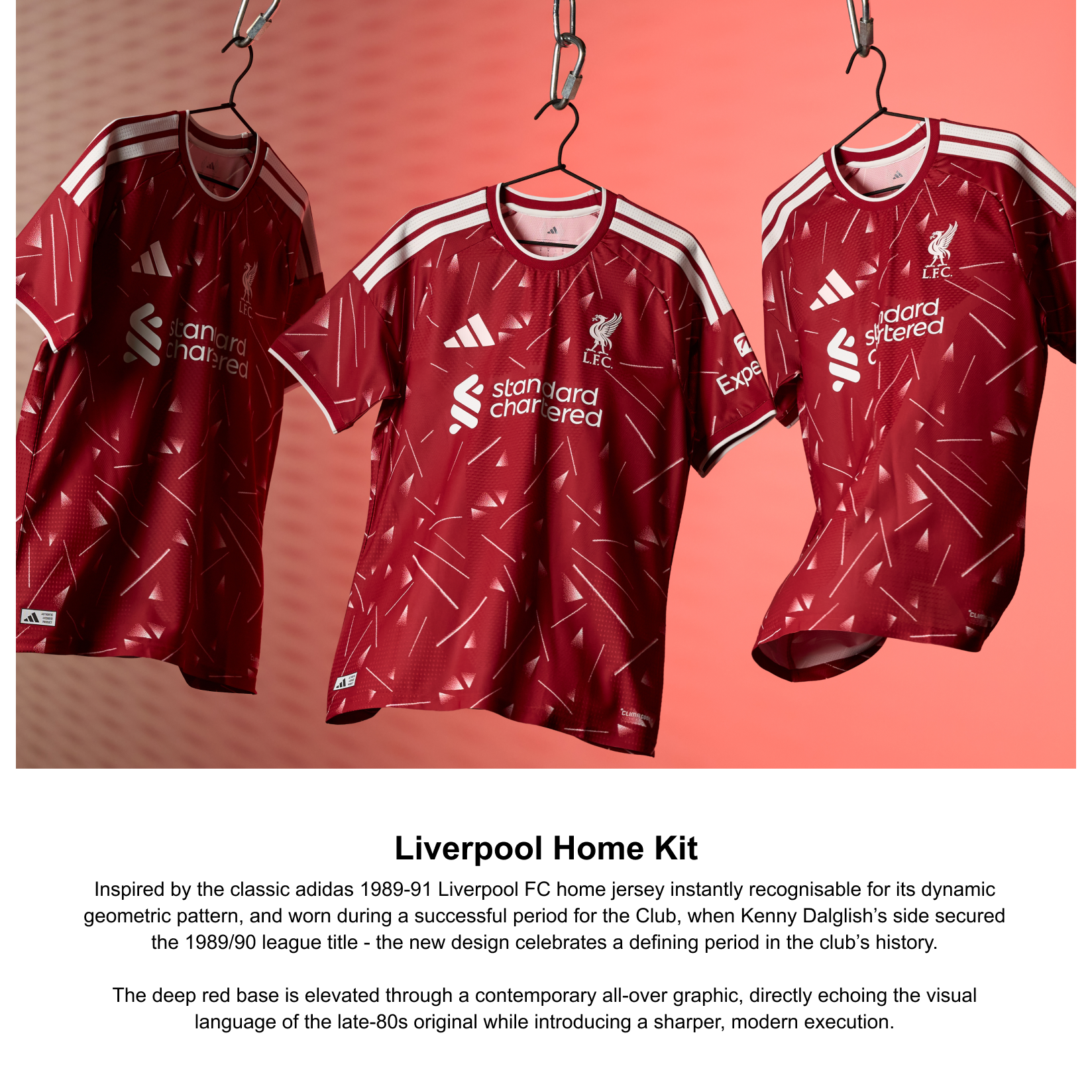 Youth adidas  Red Liverpool 2026/27 Home On-Field Authentic Jersey