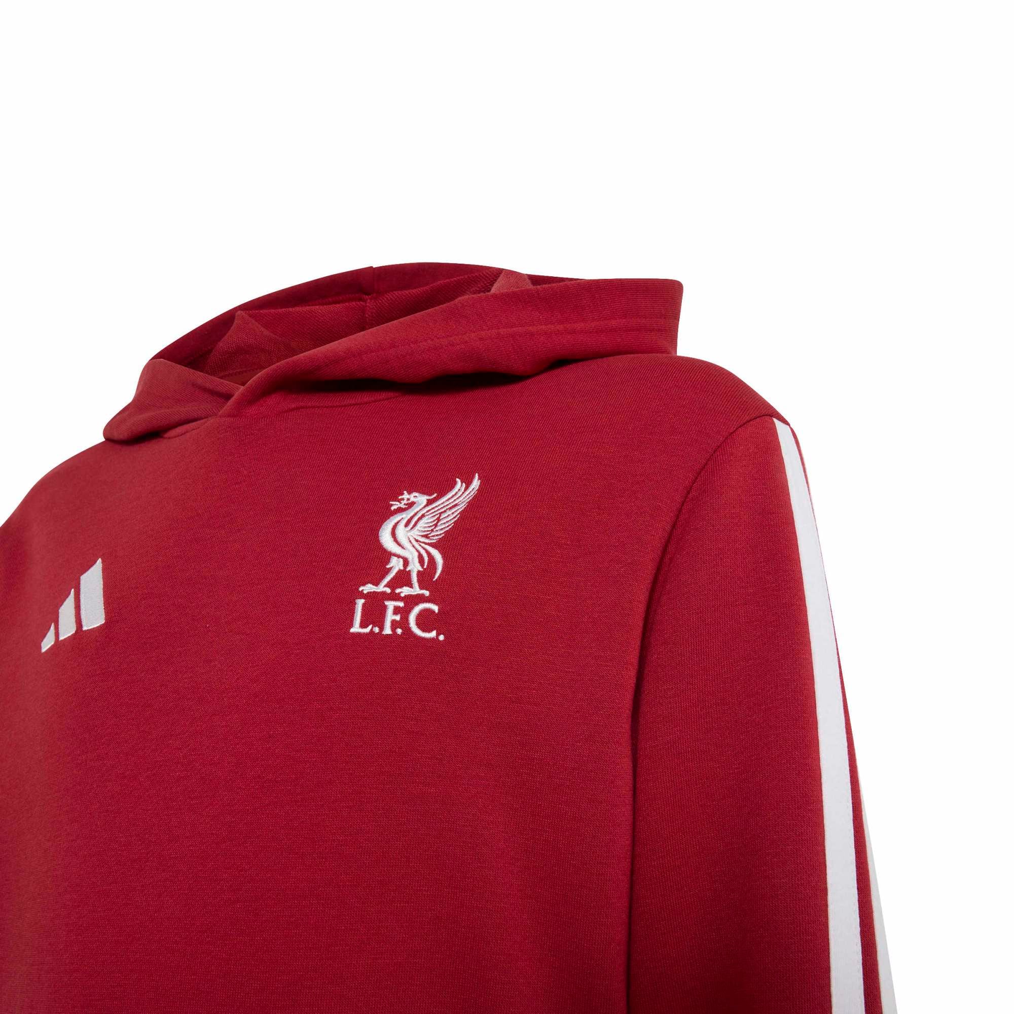 Youth adidas Red Liverpool Club Hoodie