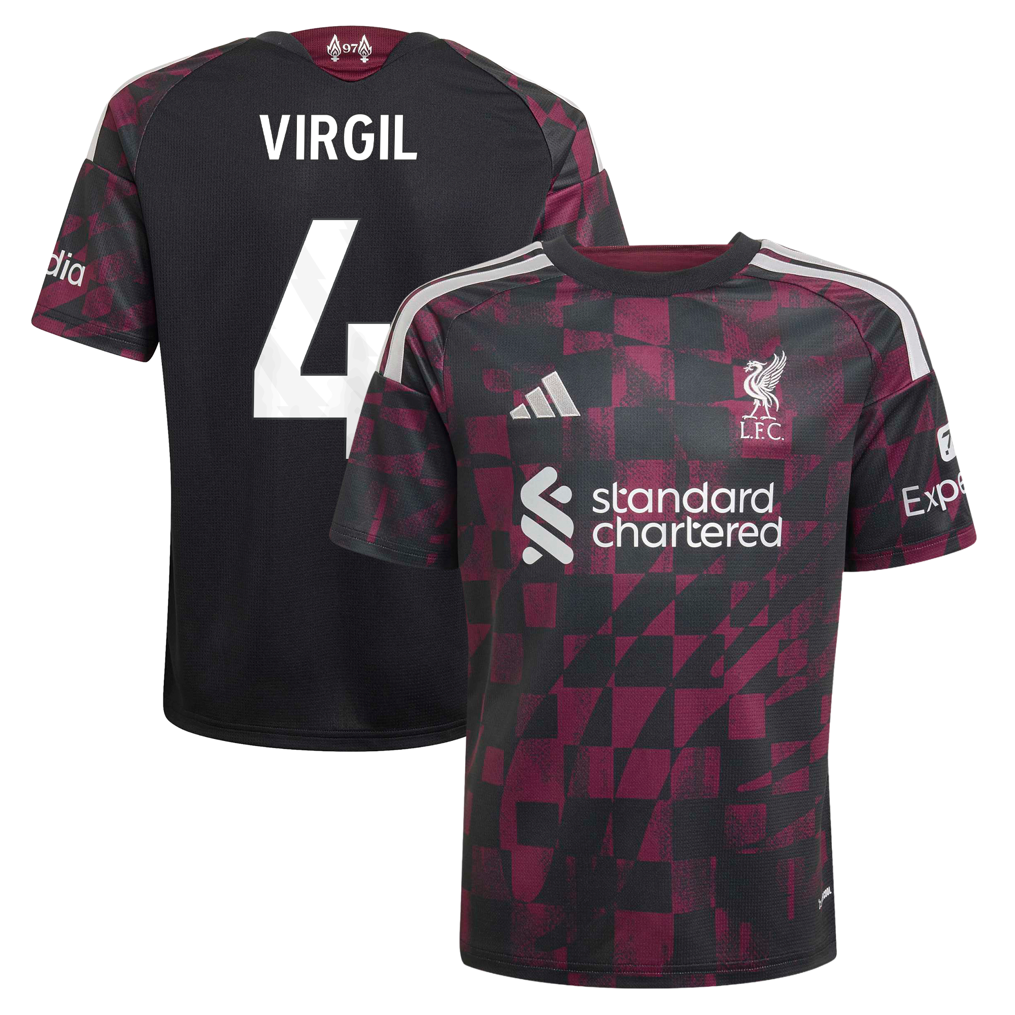 Youth adidas Virgil van Dijk Red Liverpool 2026/27 Home Replica Jersey