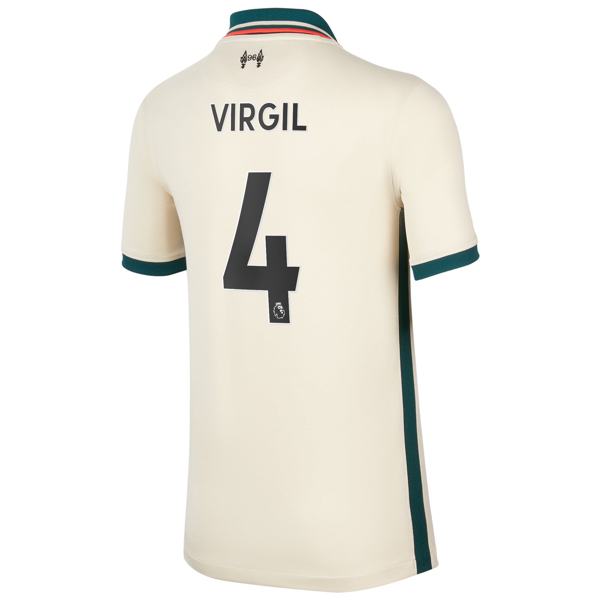 Virgil Van Dijk Liverpool Nike Youth 2021/22 Away Breathe Stadium