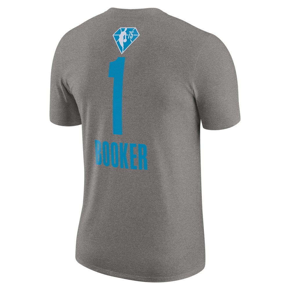 Men's Jordan Brand Devin Booker Gray 2022 NBA All-Star Game Name