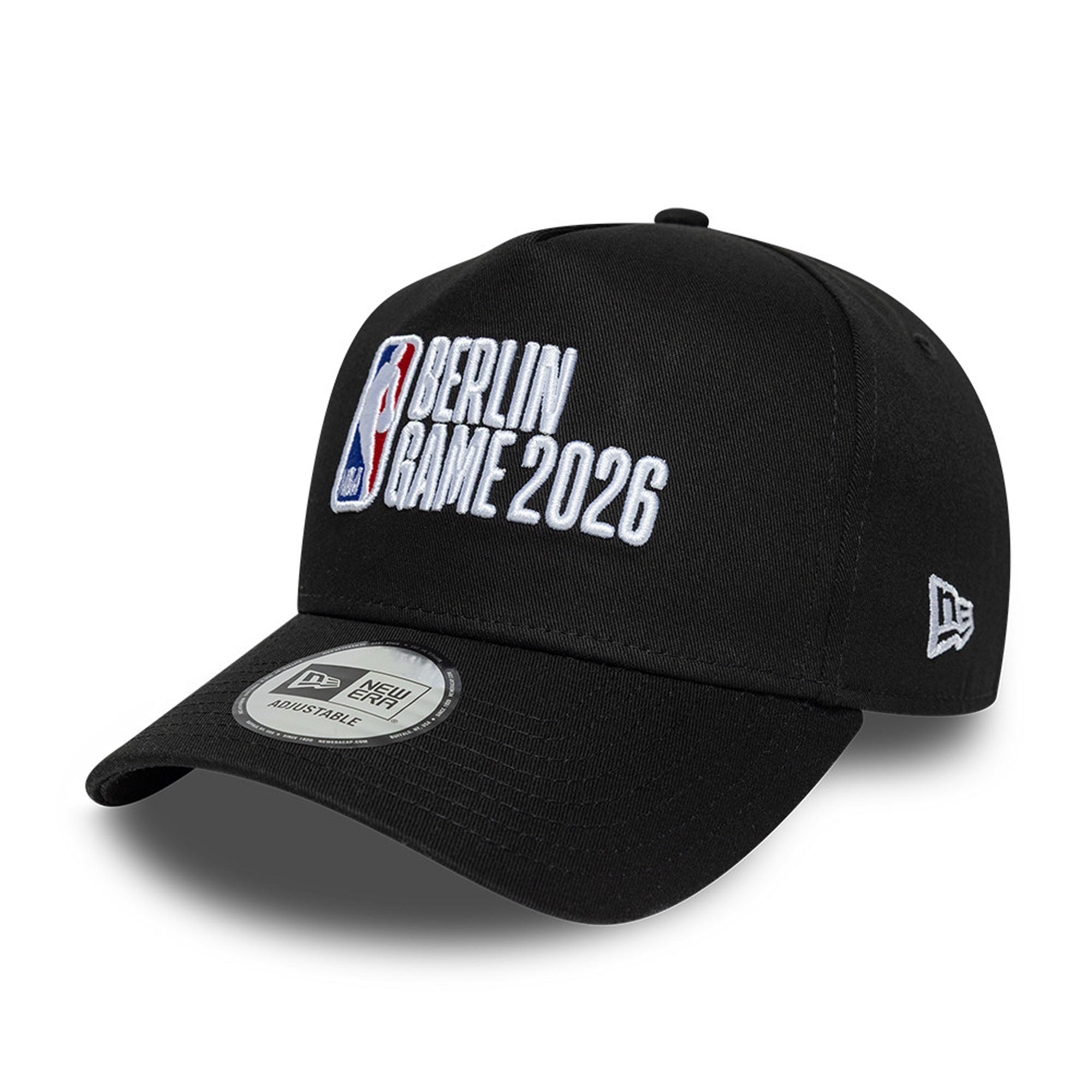 Men's New Era Black 2026 NBA Global Games Berlin A-Frame 9FORTY Adjustable Hat