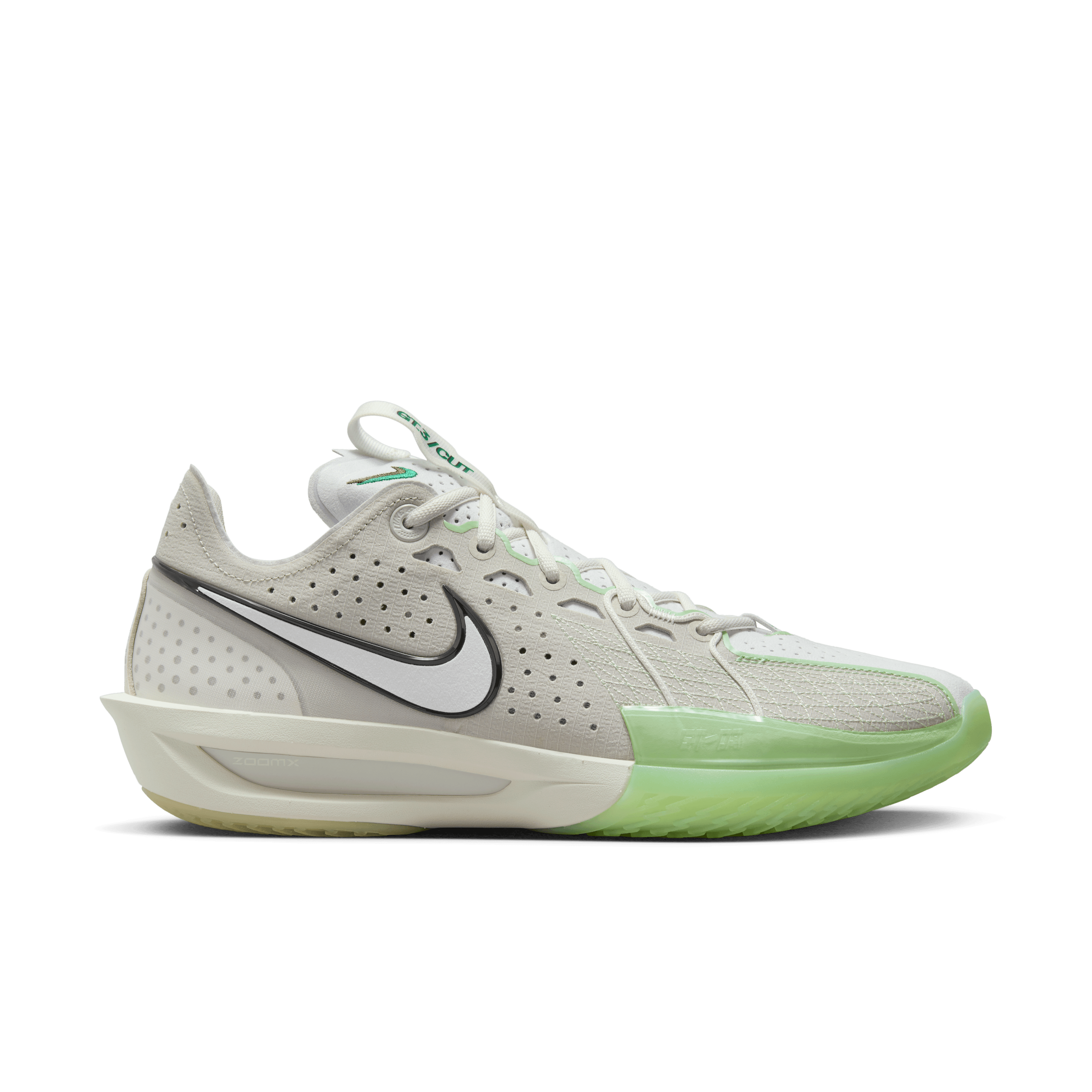 Mens Sz 8.5 Nike Air Zoom GT Cut 3 Shine Barely Green Gum Basketball Nike Air Zoom Gt Cut 3 Ep  main image 3